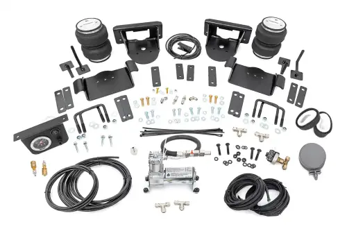 Rough Country - 10017C | Rough Country 0-6" Lift Air Spring Kit With Compressor For Ford F-150 4WD | 2015-2020