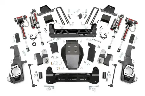 Rough Country - 10150 | Rough Country 7 Inch Lift Kit Vertex Shocks (2020-2024 Silverado, Sierra 2500 HD 4WD)