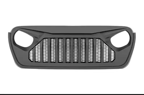 Rough Country - 10496 | Rough Country Replacement Grille Angry Eyes For Jeep Gladiator JT / Wrangler JL / Wrangler 4xe | 2018-2023