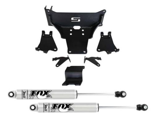 SuperLift - 92753 | Superlift Dual Steering Stabilizer Kit | Fox 2.0 | No Lift Required (2023 F250, F350 4WD | Diesel)