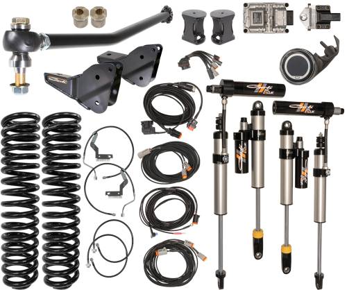 Carli Suspension - CS-F55-EV25-23 | Carli Suspension Carli/SDI Tuned 2.5" Remote Reservoir Shocks 5.5" Lift E-Venture System For Ford F-250/F-350 4WD | 2023-2023 | Diesel