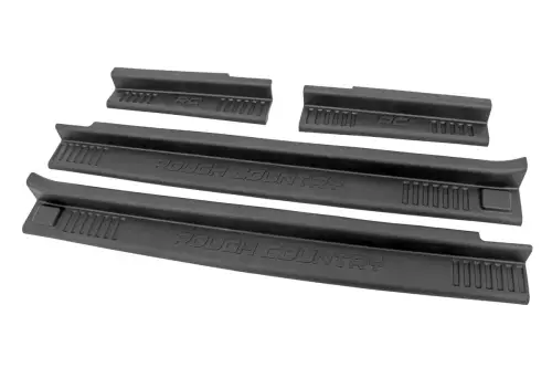 Rough Country - 10567 | Jeep Front & Rear Entry Guards (07-18 Wrangler JK)