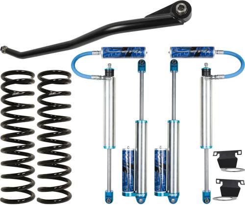 Carli Suspension - CS-DPT25-LVL-13-D | Carli Suspension Carli Tuned King 2.5" Remote Reservoir Shocks 2.5" Lift Pintop System For Dodge Ram 3500 4WD | 2013-2018 | Diesel