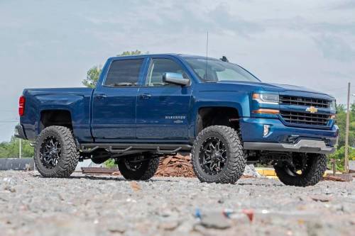 Rough Country - 23750 | 7 Inch GM Suspension Lift Kit w/ Vertex Coilovers, Vertex Reservoir Shocks