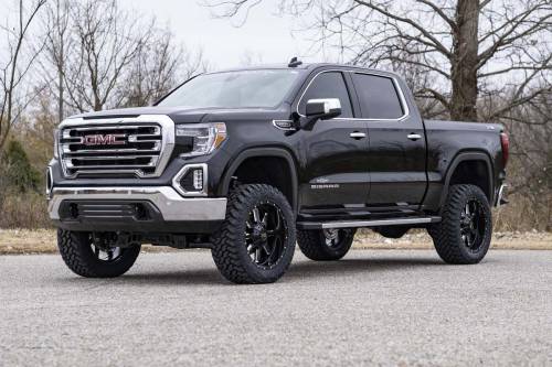 Rough Country - 22931D | Rough Country 6 Inch Lift Kit For GMC Sierra 1500 2/4WD | 2019-2024 | 2.7L/3.0L, Factory Rear Multi-leaf Spring, Strut Spacers With N3 Rear Shocks