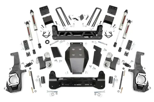 Rough Country - 25370 | 7.5 Inch GM NTD Suspension Lift Kit / V2 (11-19 2500HD/3500HD)