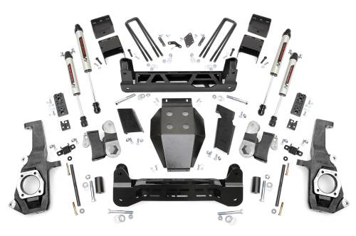 Rough Country - 26070 | 5 Inch GM NTD Suspension Lift Kit / V2 (11-19 2500HD/3500HD)