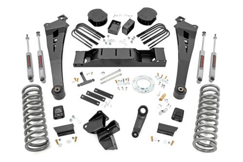 Rough Country - 30930 | Rough Country 5 Inch Lift Kit With Radius Arm For Ram 3500 | 2020-2024 | ONLY Diesel