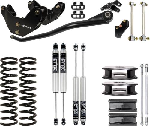 Carli Suspension - CS-DC20-1419-D-AR | Carli Suspension Carli Tuned Fox 2.0" IFP Shocks 3.25" Lift Commuter System For Ram 2500 4WD | 2014-2022 | Diesel, Air Ride Only