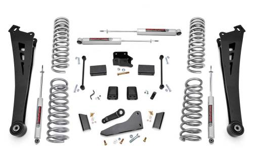 Rough Country - 36830 | 5 Inch Ram Suspension Lift Kit | Dual Rate Coil Springs | Radius Arms (14-18 2500 4WD | Diesel)