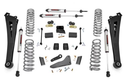 Rough Country - 36870 | 5 Inch Ram Suspension Lift Kit | Dual Rate Coil Springs | Radius Arms and V2 Shocks (14-18 2500 4WD | Diesel)