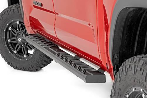 Rough Country - 41006 | Rough Country BA2 Running Board Side Step Bars (2022-2025 Tundra 2WD/4WD | Crew Cab)