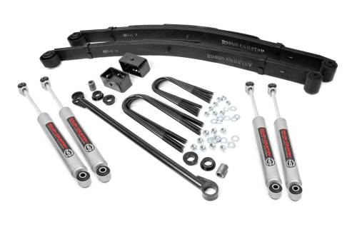 Rough Country - 487.20 | 3 Inch Ford Suspension Lift Kit w/ Premium N3 Shocks