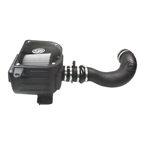 S&B Filters - 75-5021D | S&B Filters Cold Air Intake (2007-2008 GMC Sierra 4.8L, 5.3L, 6.0L) Dry Extendable White