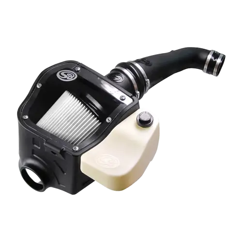 S&B Filters - 75-5050D | S&B Filters Cold Air Intake (2009-2010 Ford F150 V8-5.4L) Dry Extendable White