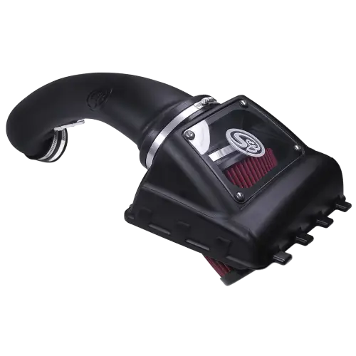 S&B Filters - 75-5076 | S&B Filters Cold Air Intake (2011-2014 F150 V8-5.0L) Oiled Cotton Cleanable Red