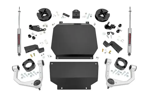 Rough Country - 70330 | Rough Country 3.5 Inch Lift Kit For Toyota Tundra 4WD (2022-2024) | No Factory Rear Air Ride, Strut Spacers With N3 Rear Shocks