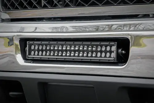 Rough Country - 70522 | Chevrolet 20-inch LED Light Bar Hidden Bumper Mounts (11-14 2500HD)