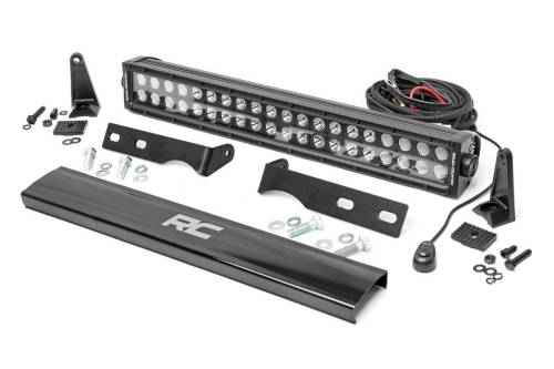 Rough Country - 70773 | Jeep 20in LED Bumper Kit | Black Series (11-20 WK2 Grand Cherokee)