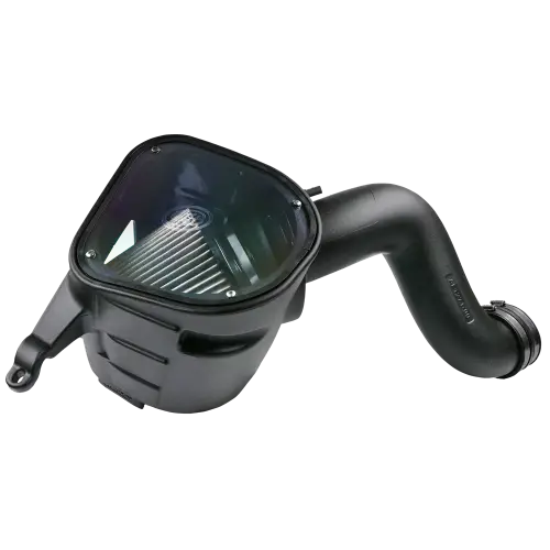 S&B Filters - 75-5094D | S&B Filters Cold Air Intake (2003-2007 Ram 2500, 3500 5.9L Cummins) Dry Extendable White