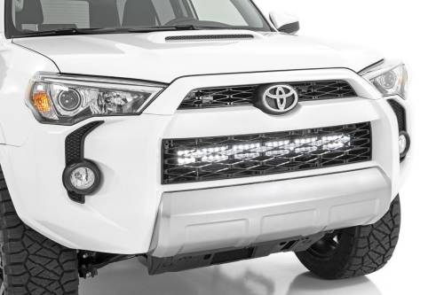 Rough Country - 70788 | Toyota 30in LED Grille Kit | Chrome Series w/ Cool White DRL (14-20 4-Runner)