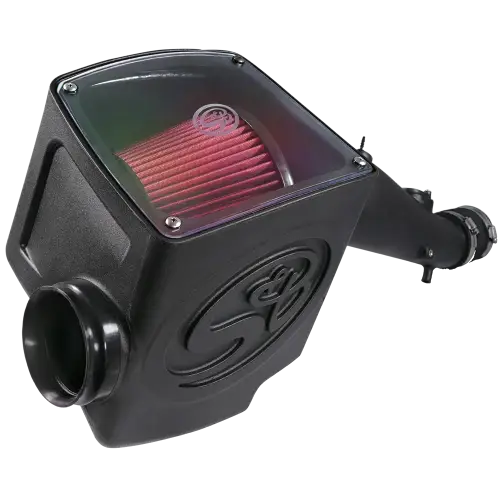 S&B Filters - 75-5100 | S&B Filters Cold Air Intake (2012-2015 Tacoma 4.0L) Oiled Cotton Cleanable Red