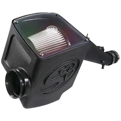 S&B Filters - 75-5100D | S&B Filters Cold Air Intake (2012-2015 Tacoma 4.0L) Dry Extendable White