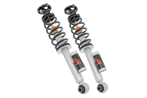 Rough Country - 694044 | Rough Country 3.5 Inch M1R Reservoir Loaded Strut Pair For Ford Bronco | 2021-2023 | Rear