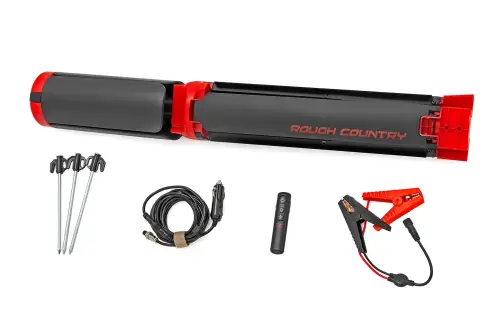 Rough Country - 99039 | Rough Country Telescoping Campsite LED Light Kit | Telescopes 2.5-8 Feet, 9500 Lumens