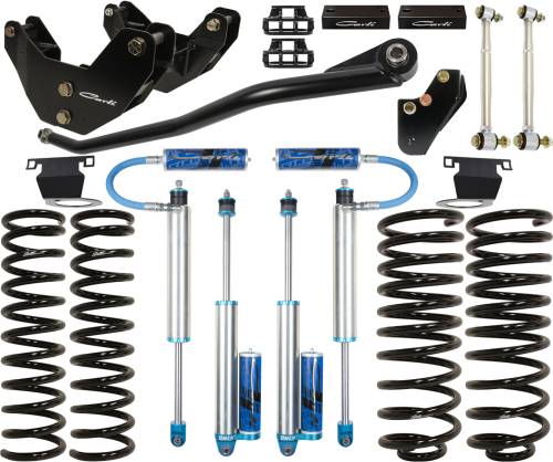 Carli Suspension - CS-DPT25-1419-D | Carli Suspension Carli Tuned King 2.5" Remote Reservoir Shocks 3.25" Lift Pintop System For Dodge Ram 2500 4WD | 2014-2023 | Diesel, R1 Coils