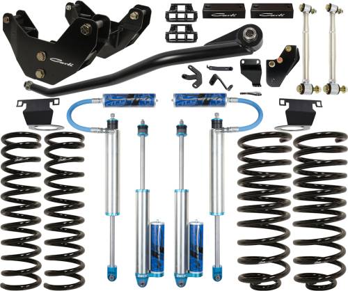 Carli Suspension - CS-DPT25-14-PW | Carli Suspension Carli Tuned King 2.5" Remote Reservoir Shocks 2.0" Lift Pintop System For Dodge Ram 2500 4WD | 2014-2018 | Power Wagon, R1 Coils