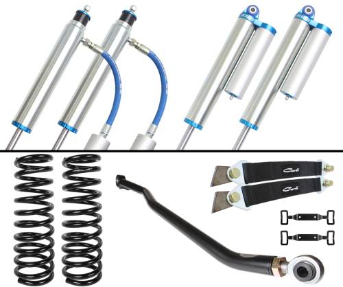 Carli Suspension - CS-DPT25-10-D | Carli Suspension Carli Tuned King 2.5" Remote Reservoir Shocks 3.0" Lift Pintop System For Dodge Ram 2500/3500 4WD | 2010-2012 | Diesel