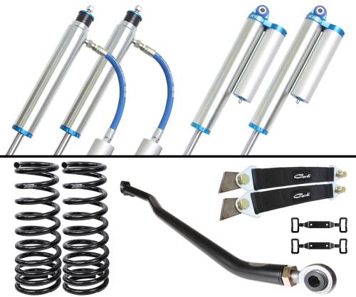 Carli Suspension - CS-DPT25-03-D | Carli Suspension Carli Tuned King 2.5" Remote Reservoir Shocks 2.75" Lift Pintop System For Dodge Ram 2500/3500 4WD | 2003-2009 | Diesel