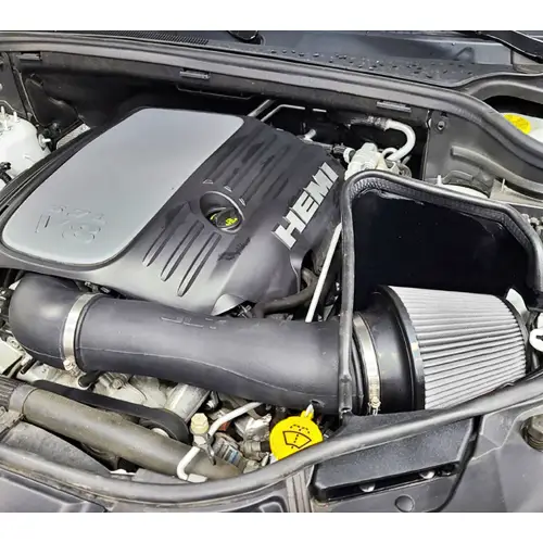 S&B Filters - CAI-DJ57-11D | S&B Filters JLT Cold Air Intake (2011-2023 Durango | Grand Cherokee 5.7L) Dry Extendable White