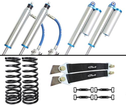 Carli Suspension - CS-DPT25-94 | Carli Suspension Carli Tuned King 2.5" Remote Reservoir Shocks 2.75" Lift Pintop System For Dodge Ram 2500/3500 4WD | 1994-2002 | Diesel