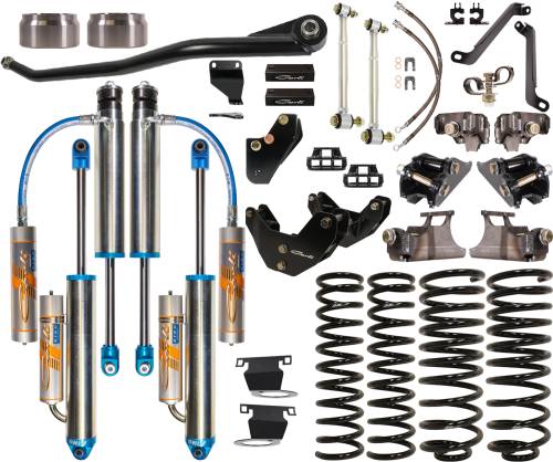 Carli Suspension - CS-DD30-1419-D | Carli Suspension Carli Tuned King 3.0" Remote Reservoir Shocks 3.25" Lift Dominator System For Dodge Ram 2500 4WD | 2014-2023 | Diesel, R1 Coils