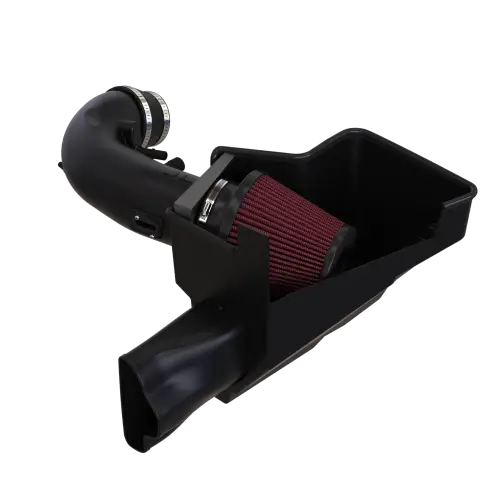 S&B Filters - CAI-FMG-18 | S&B Filters JLT Cold Air Intake Kit (2018-2023 Mustang GT) Cotton Cleanable Red