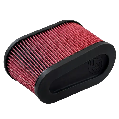 S&B Filters - KF-1076 | S&B Filters Air Filter For Intake Kits 75-5136 Cotton Cleanable Red