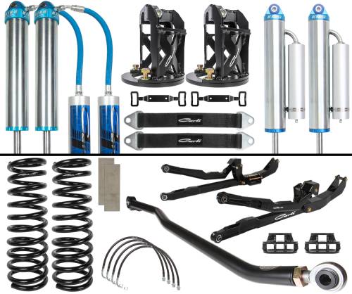 Carli Suspension - CS-DD30-12-D-LA | Carli Suspension Carli Tuned Long Travel King 3.0" Remote Reservoir Shocks 3.0" Lift Dominator Long Arm System For Dodge Ram 2500 (2012-2013) / 3500 (2012) 4WD | Diesel, SRW