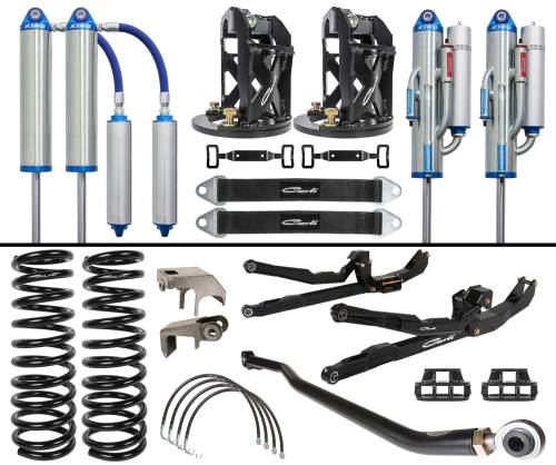 Carli Suspension - CS-DUC35-12-D | Carli Suspension Carli Tuned King 3.5" Remote Reservoir Shocks 3.0" Lift Unchained Long Arm System For Dodge Ram 2500 (2012-2013) / 3500 (2012) 4WD | Diesel, SRW