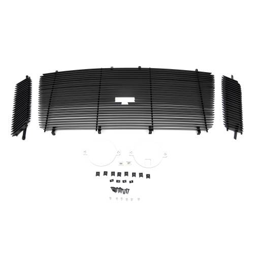 T-Rex Billet - 20785B | T-Rex Billet Series Grille | Horizontal | Aluminum | Black | 3 Pc | Insert