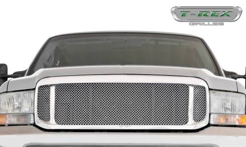 T-Rex Billet - 50571 | T-Rex Mesh Grille Assembly | Small Mesh | Stainless Steel | Polished | 1 Pc | Replacement