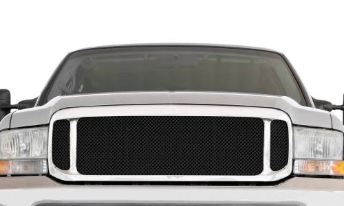 T-Rex Billet - 51571 | T-Rex Upper Class Series Mesh Grille | Large Mesh | Mild Steel | Black | 1 Pc | Insert