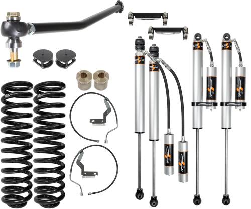 Carli Suspension - CS-FLVL-BC-CS-17 | Carli Suspension Backcountry System With Carli Spec 2.0" Remote Reservoir Shocks For Ford F-250/F-350 | 2017-2019 (2.5" Lift), 2020-2023 (3.5" Lift)