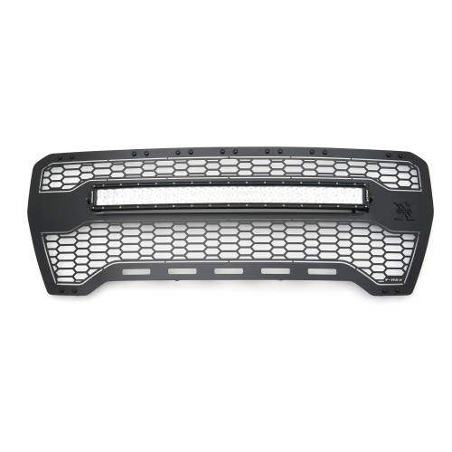 T-Rex Billet - 7312281 | T-Rex Laser Torch Series Grille | Black | Mild Steel | 1 pc. | Insert