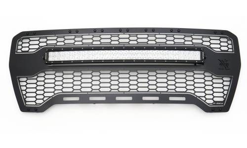 T-Rex Billet - 7312281-BR | T-Rex Stealth Laser Torch Series Grille | Black | Mild Steel | 1 pc. | Insert