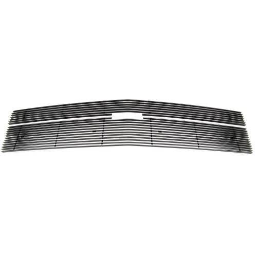 T-Rex Billet - 21117 | T-Rex Billet Series Grille | Horizontal | Aluminum | Polished | 2 Pc | Overlay