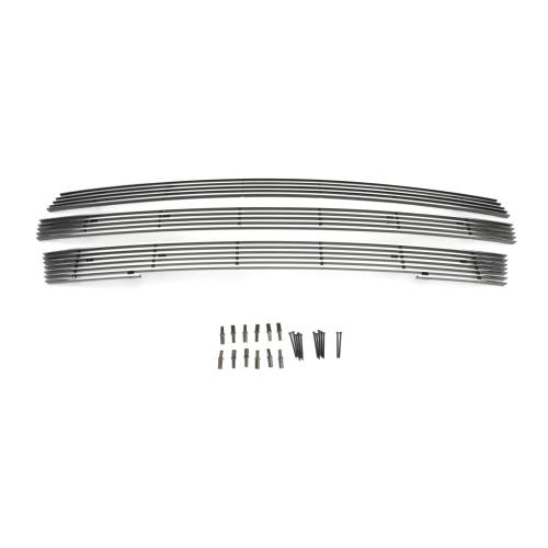 T-Rex Billet - 21173 | T-Rex Billet Series Grille | Horizontal | Aluminum | Polished | 3 Pc | Overlay