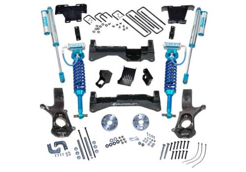 SuperLift - K908KG | Superlift 8 inch Suspension Lift Kit with King Coilovers & Shocks (2014-2018 Silverado, Sierra 1500 4WD | | OE Aluminum or Stamped Control Arms)