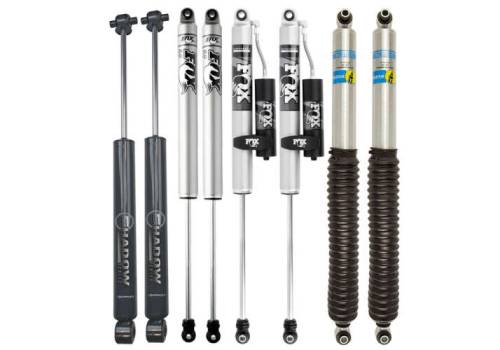 SuperLift - K201B | Superlift 4 Inch Rock Runner Series Lift w/ Bilstein Shocks (20007-2018 Wrangler JK Unlimited)